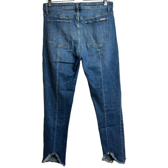 Joe's Jeans The Charlie High Rise Skinny Ankle Blue Jeans Raw Hem 29 - Picture 2 of 16